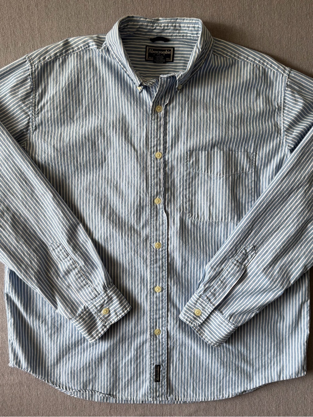 Vintage Abercrombie & Fitch Striped Button Up Shirt